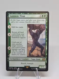 Summon: Titan X1 FIN MTG Final Fantasy FB1 - Image 1