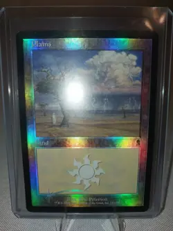 Vintage MTG Magic the Gathering Plains (333) (foil) Odyssey LP - Image 2