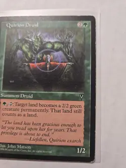 Quirion Druid - Visions - HP - Rare - Creature - MTG Magic - Image 2