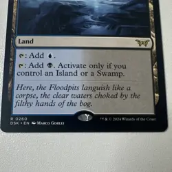 Wizards of the Coast Gloomlake Verge Duskmourn Land Rare Blue Black 260 Marco G… - Image 4