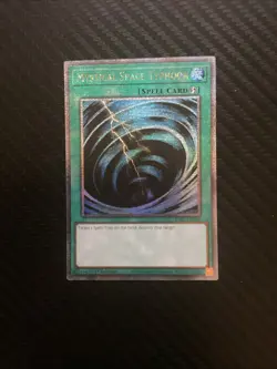 Yugioh! Mystical Space Typhoon - RA02-EN048 - Quarter Century Secret Rare - 1st - Image 1