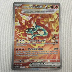 Pokemon Hearthflame Mask Ogerpon EX 212/167 Special Illustration Rare Holo 210HP - Image 1