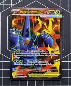 Pokemon - Mega Heracross Ex 108/094 - Phantasmal Flames - Ex Full Art - Image 1