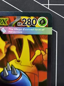 Pokemon - Mega Heracross Ex 108/094 - Phantasmal Flames - Ex Full Art - Image 3