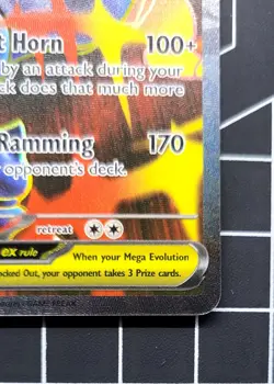 Pokemon - Mega Heracross Ex 108/094 - Phantasmal Flames - Ex Full Art - Image 4