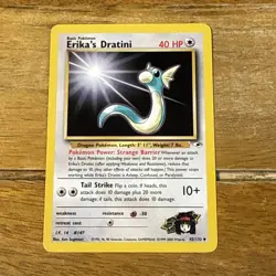 Pokemon TCG Erika's Dratini Gym Heroes 42/132 Regular MP. - Image 1