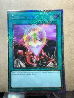 Yugioh One for One Platinum Secret Rare RA03 - Image 1