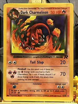 Pokemon TCG Dark Charmeleon 32/82 Team Rocket WOTC! VLP/NM! - Image 2
