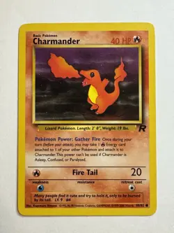 Charmander - 50/82 - Pokemon Team Rocket - Regular - NM - Image 1