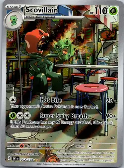 Scovillain 202/198 - Scarlet & Violet Base Set Illustration Rare Pokemon TCG NM - Image 1