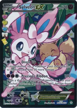 Heavily Played Sylveon EX - RC32/RC32 - Full Art Ultra Rare Pokemon Generations: - Image 1