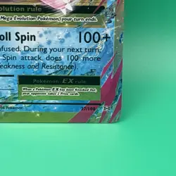 2016 Pokemon TCG Card M Slowbro EX XY Evolutions 27/108 Holo Rare EX - LP - Image 4