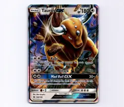 Tauros GX 100/149 SM Base Set IUltra Rare Full Art 2017 Pokemon - Image 1