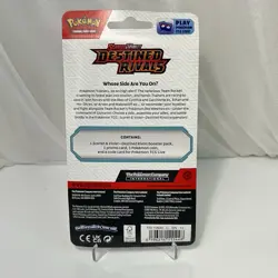 Pokemon TCG Destined Rivals Checklane Blister Eevee SVP EN #200 Promo - Image 2