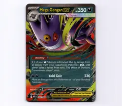 Mega Gengar ex 056/094 ME02: Phantasmal Flames Double Rare 2025 Pokemon - Image 1