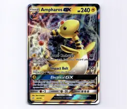 Ampharos GX 43/181 SM - Team Up Ultra Rare Full Art 2019 Pokemon - Image 1