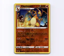 Charizard 025/185 Reverse Holo SWSH04: Vivid Voltage 2020 Leon Pokemon LP - Image 1