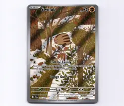 Swinub 165/159 SV09: Journey Together IR Illustration Rare Full Art 2025 Pokemon - Image 1
