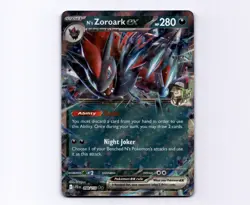 N's Zoroark ex 098/159 SV09: Journey Together Double Rare 2025 Pokemon NM - Image 1