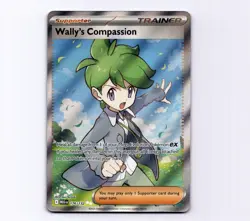 Wally's Compassion 176/132 Full Art ME01: Mega Evolution 2025 Pokemon NM - Image 1