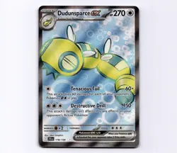 Dudunsparce ex 178/159 SV09: Journey Together Ultra Rare Full Art 2025 Pokemon - Image 1