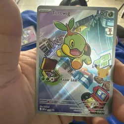 Pokemon Turtwig 040 - First Partners Promo - Full Art Holo - PACK FRESH VHTF - Image 1