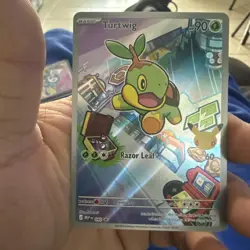 Pokemon Turtwig 040 - First Partners Promo - Full Art Holo - PACK FRESH VHTF - Image 2