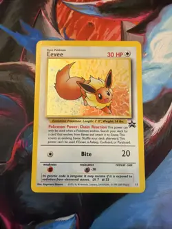 Pokemon TCG - Eevee WOTC black Star promo Holo 11/53 - Image 2