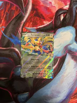 Pokemon TCG Zacian Ex 111/159 Journey Together NM - Image 1