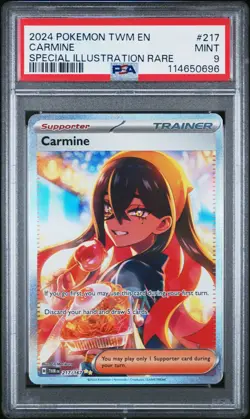 Carmine 217 Special Illustration Rare Pokemon Twm En-Twilight Masquerade NM PSA - Image 1