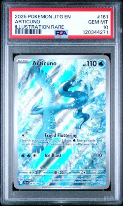 Articuno 161 Illustration Rare Pokemon Jtg En-Journey Together NM PSA 10 - Image 1
