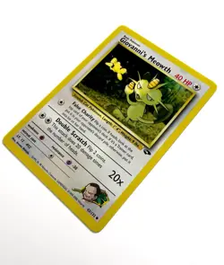 Pokemon TCG Giovanni’s Meowth 43/132 Gym Challenge WOTC 2000 Uncommon Vintage LP - Image 3