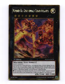 Number C6: Chronomaly Chaos Atlandis Gold Secret Rare 1st Edition PGLD-EN018 - Image 1