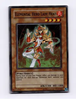 Elemental Hero Lady Heat Super Rare Premium Pack 2 Unlimited PP02-EN008 - Image 1