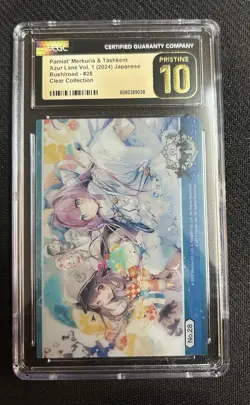 2024 Azur Lane Bushiroad Vol. 1 Clear Pamiat' Merkuria Tashkent #28 CGC 10 - Image 1