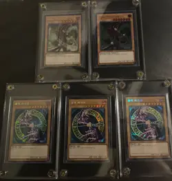 5 Blue Eyes White Dragon & 5 Dark Magician Pack Fresh M/NM Yu-Gi-Oh! Card Lot - Image 3