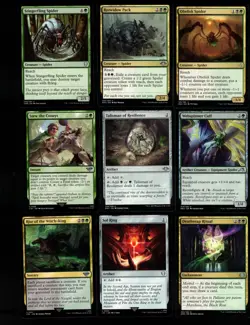 Spider Web-Shelob-100 Card Magic the Gathering Commander Deck-Rare-Mythic-MTG - Image 3