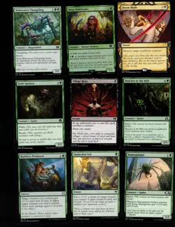 Spider Web-Shelob-100 Card Magic the Gathering Commander Deck-Rare-Mythic-MTG - Image 5