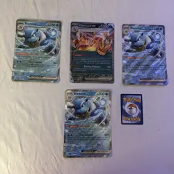 Pokemon TCG Jumbo Oversized Black StarPromo Card Lot Charizard EX Blastoise EX - Image 1