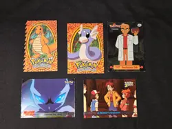 Vintage Pokemon Topps Mixed Lot 24 Cards Dragonite Mewtwo Pikachu Professor Oak - Image 1