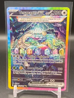 Terapagos EX 170/142 Stellar Crown Special Illustration Rare NM/M Pokemon Card - Image 1