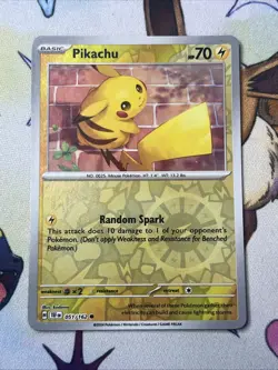 Pikachu 51/162 Reverse Holo | Temporal Forces | Pokemon Card NM - Image 1