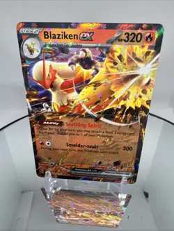 Pokemon SV09 Journey Together Card Blaziken ex 024/159 Holofoil Double Rare - Image 1