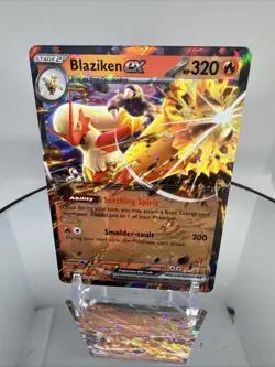 Pokemon SV09 Journey Together Card Blaziken ex 024/159 Holofoil Double Rare - Image 2