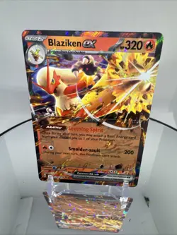 Pokemon SV09 Journey Together Card Blaziken ex 024/159 Holofoil Double Rare - Image 3
