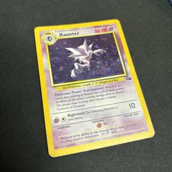 Haunter - 6/62 - Pokemon Fossil Unlimited Holo Rare Card WOTC LP - Image 3