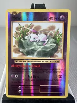 Pokemon TCG Mew 53/108 XY: Evolutions Reverse Holo MP 2016 Card - Image 1