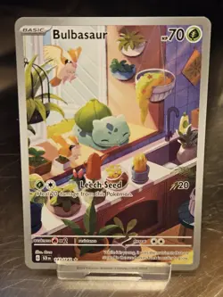 Bulbasaur Stellar Crown Illustration Card 143/142 - Image 1