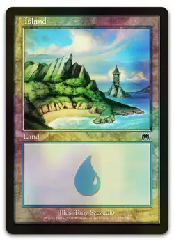 Island (335) #335 (Foil) (NM) Onslaught ONS Magic MTG - Image 1