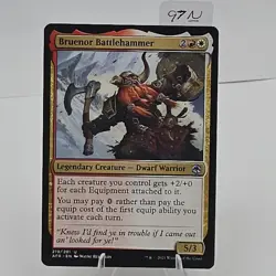 Bruenor Battlehammer Adventures in the Forgotten Realms Regular 219 Mtg - Image 4